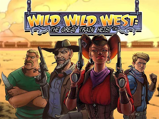 Logotipo do Wild Wild West The Great Train Heist