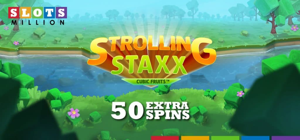 Ontvang gratis spins voor Netent's nieuwe Strolling Staxx
