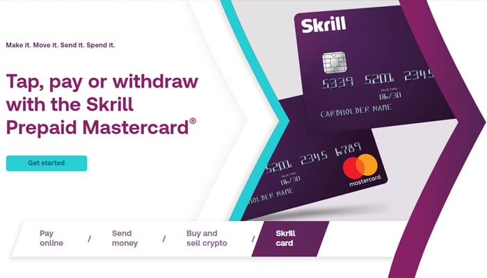 Skrill heeft een eigen credit card