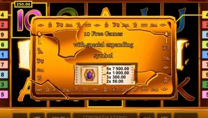 free spins feature