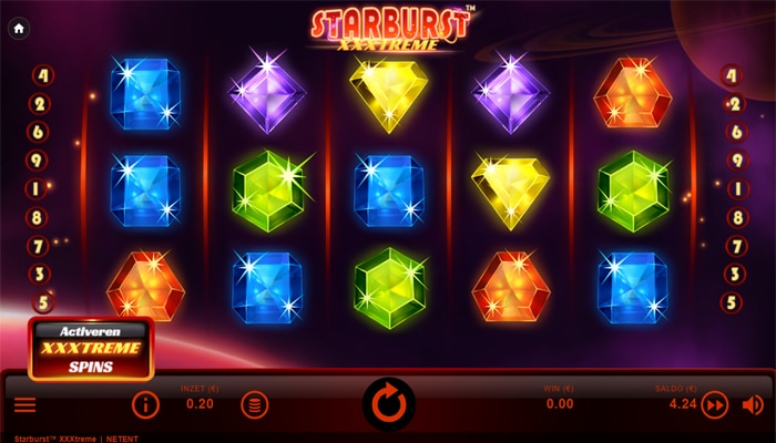 starburst xxxtreme gameplay
