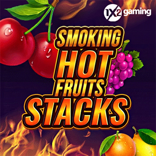 Rauchen von heißen Früchten stapelt Logo